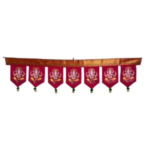 Festive Toran – Traditional Ganpati Khan Toran-Pink