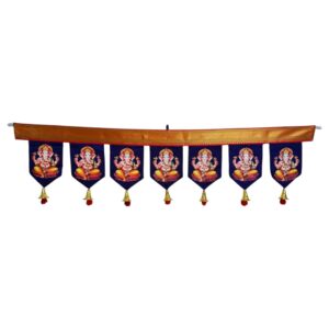 Festive Toran – Traditional Ganpati Khan Toran-Blue